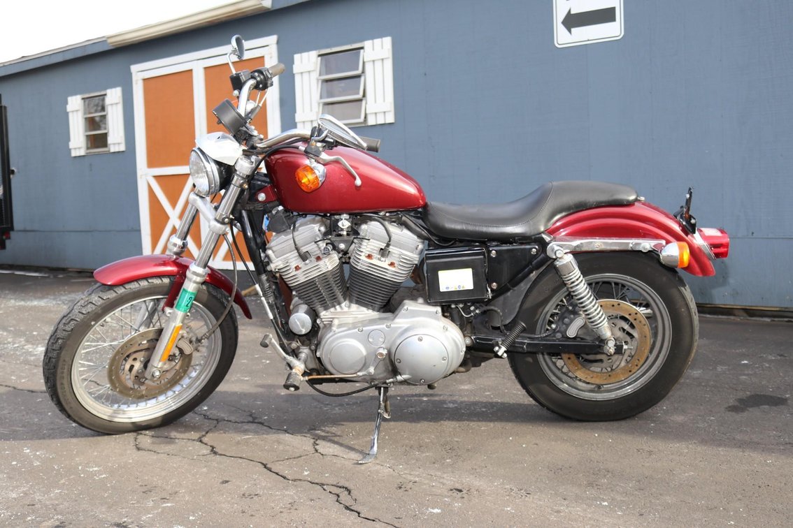 2001 Harley-Davidson XL 883 Motorcycle, VIN # 1HD4CAM141K115237