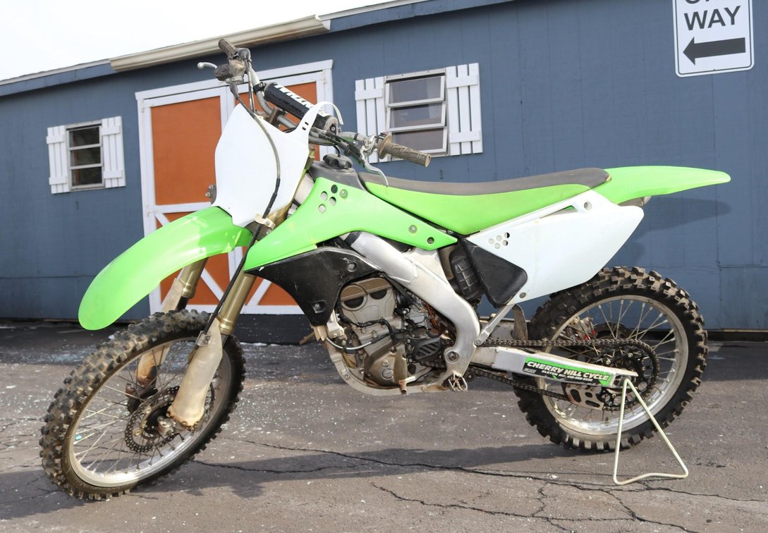 2007 Kawasaki KX250 Motorcycle, VIN # JKAKXMTC97A016486