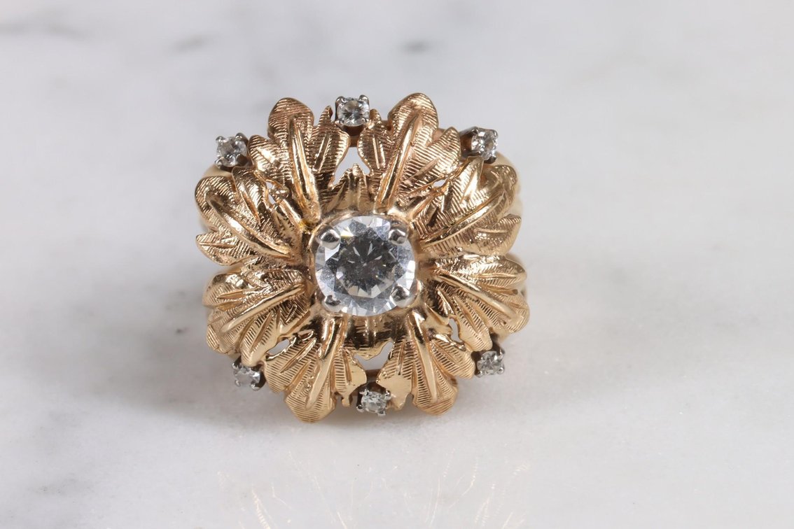 14KY Gold Diamond Ring