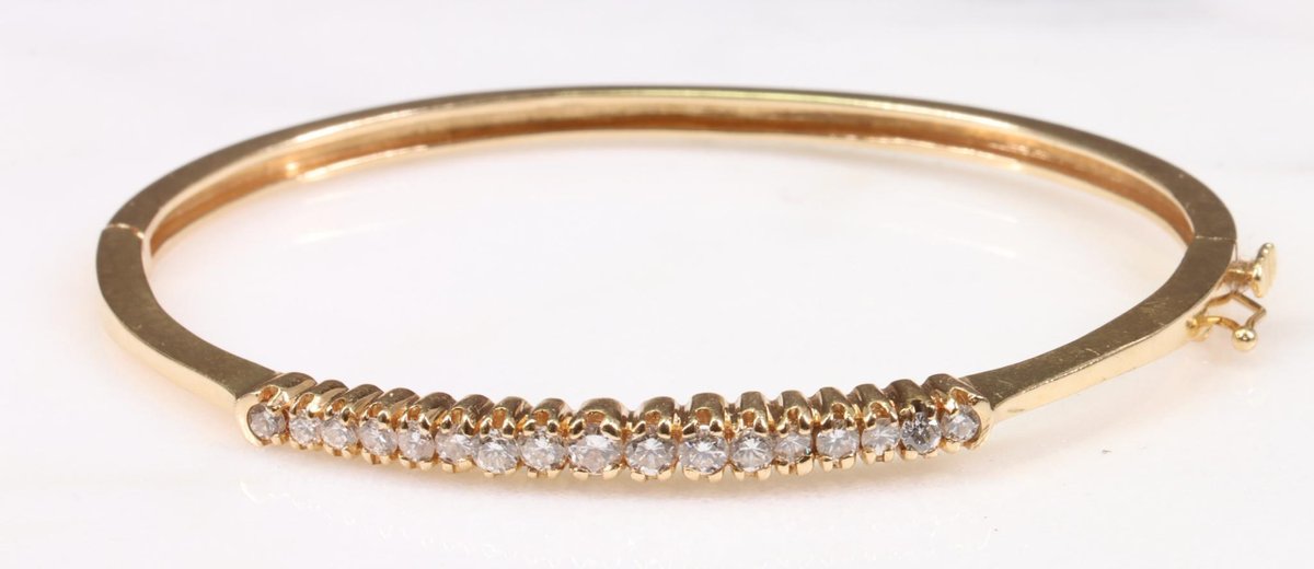 14KY Gold Diamond Bracelet