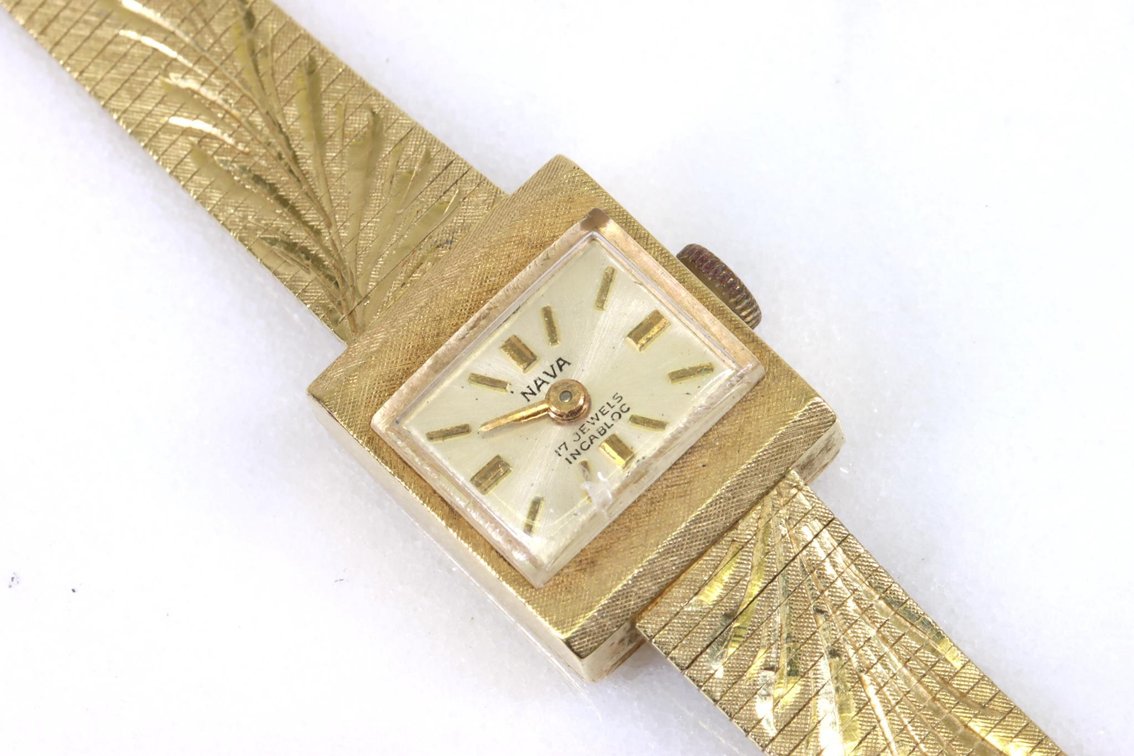 14KY Gold Nava Ladies Wrist Watch