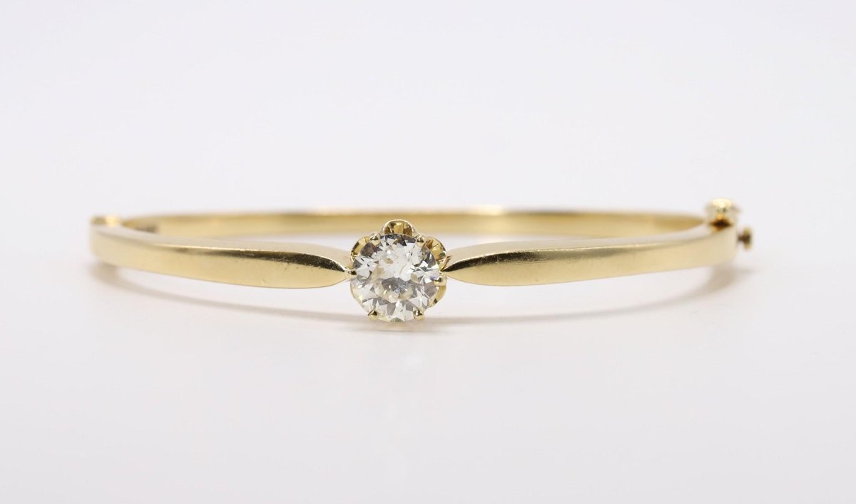 1.50Ct Diamond 14KY Gold Bracelet