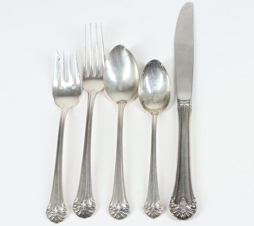 Gorham "Townsend" Sterling Silver Flatware Service for 8