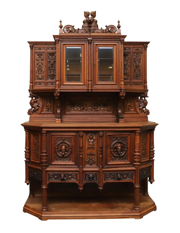 French Renaissance Revival Buffet Deux Corps