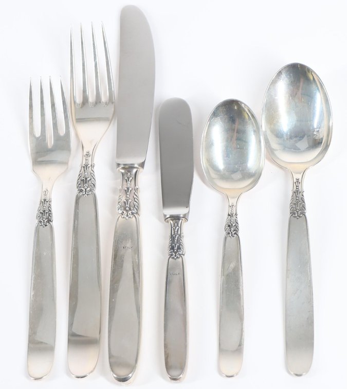 Buccellati "Anacapri" Sterling Silver Flatware Service for 4