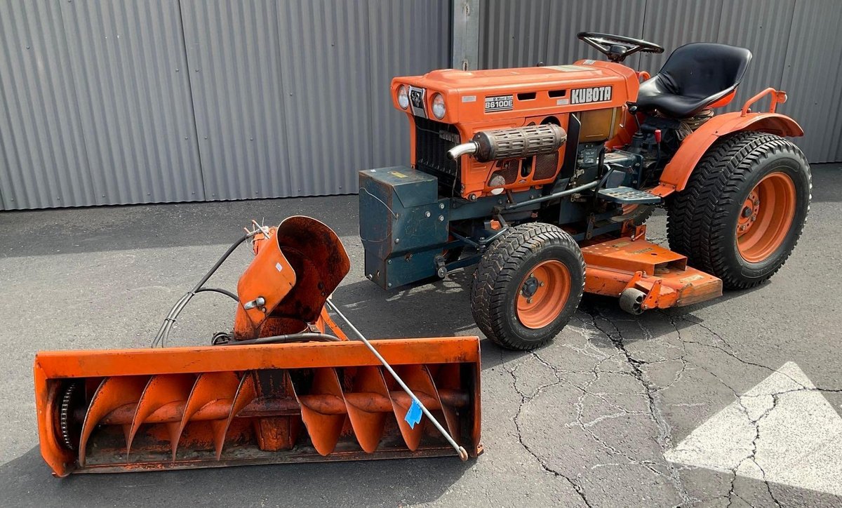 Kubota B6100E Turf Tractor and Attachments