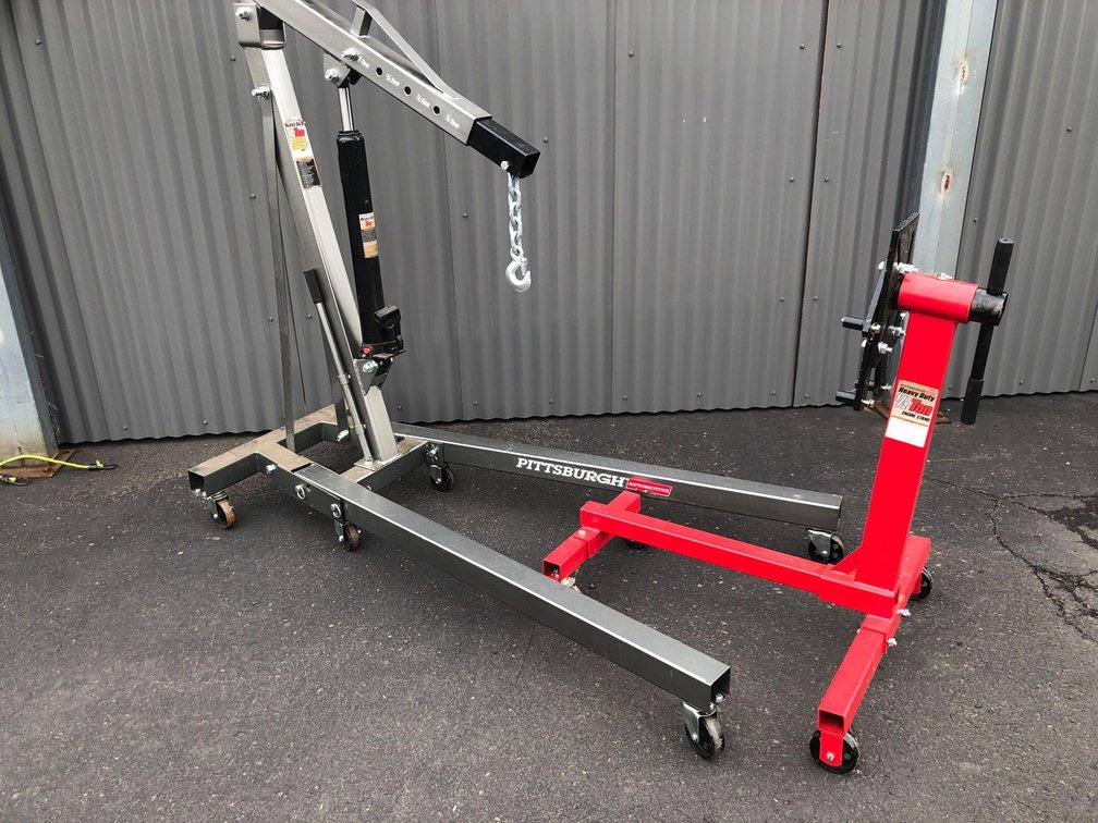 Pittsburgh Shop Crane and Engine Stand