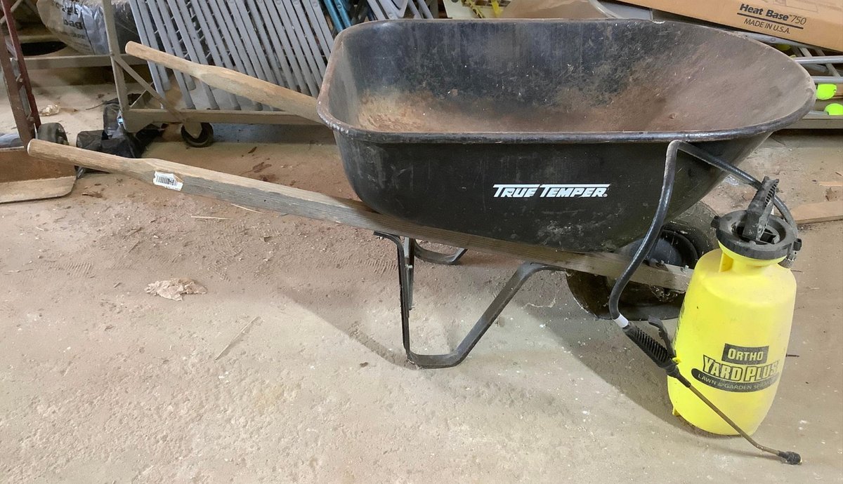 Wheel Barrow and Sprayer
