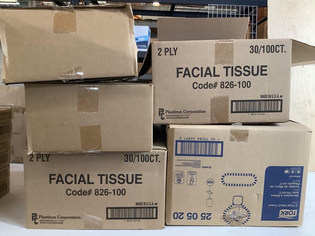 Facial Tissues and Hand Towels