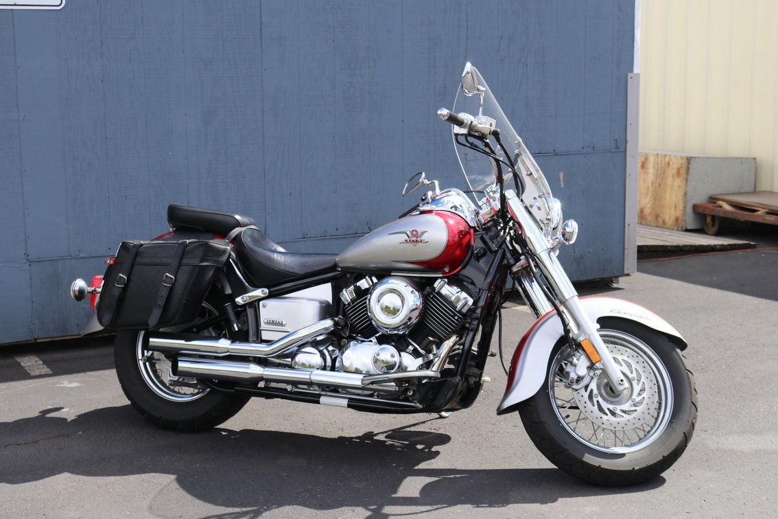 2005 Yamaha XVS650 Motorcycle, VIN # JYAVM01E35A080864