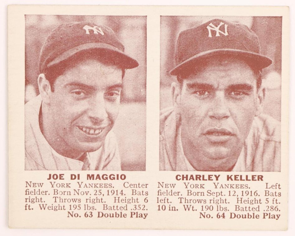 1942 Double Play Joe Di Maggio baseball card
