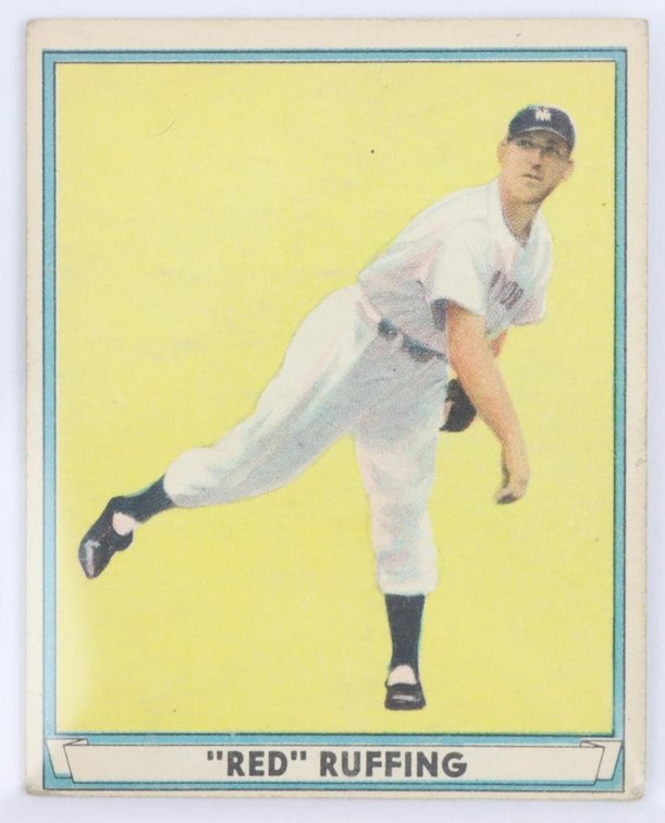 1941 Play Ball Red Ruffing baseball card