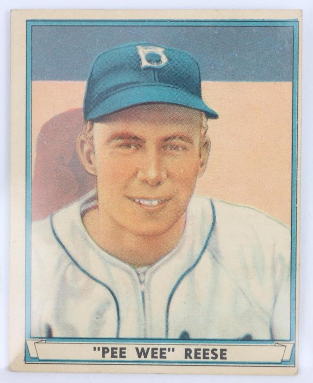 1941 Play Ball Pee Wee Reese rookie baseball card