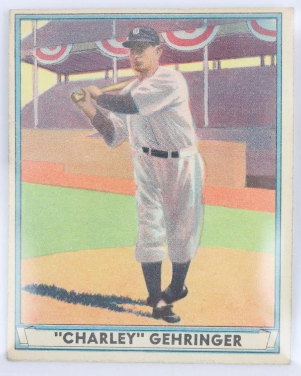 1941 Play Ball Charlie Gehringer baseball card