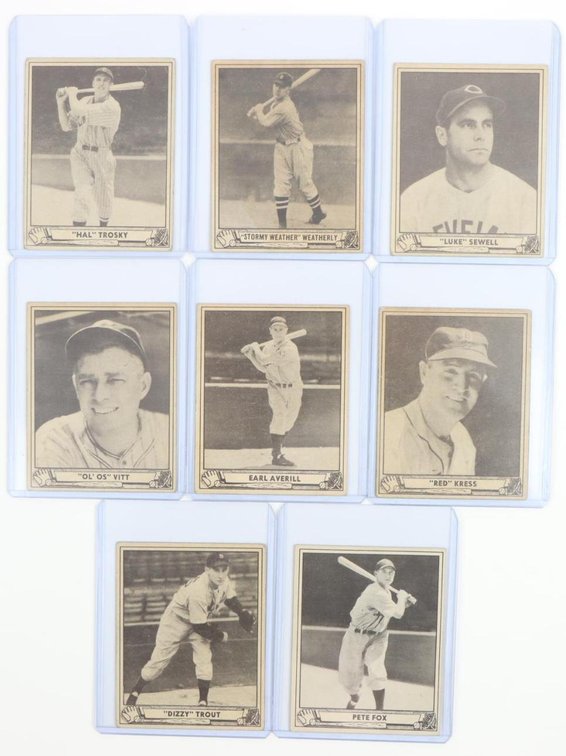 1940 Play Ball baseball cards