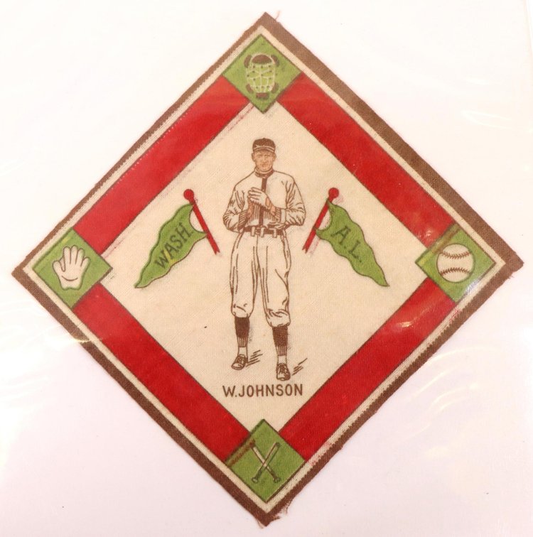 1914 B-18 Walter Johnson tobacco blanket