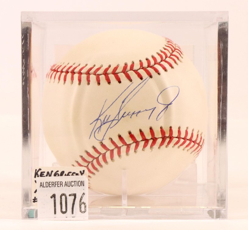 Ken Griffey Jr. autographed baseball