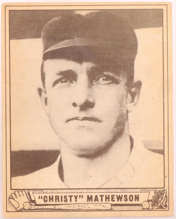 1940 Play Ball Christy Mathewson baseball card