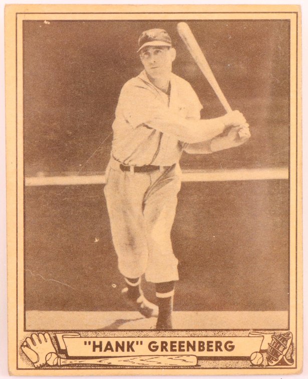 1940 Play Ball Hank Greenberg baseball card