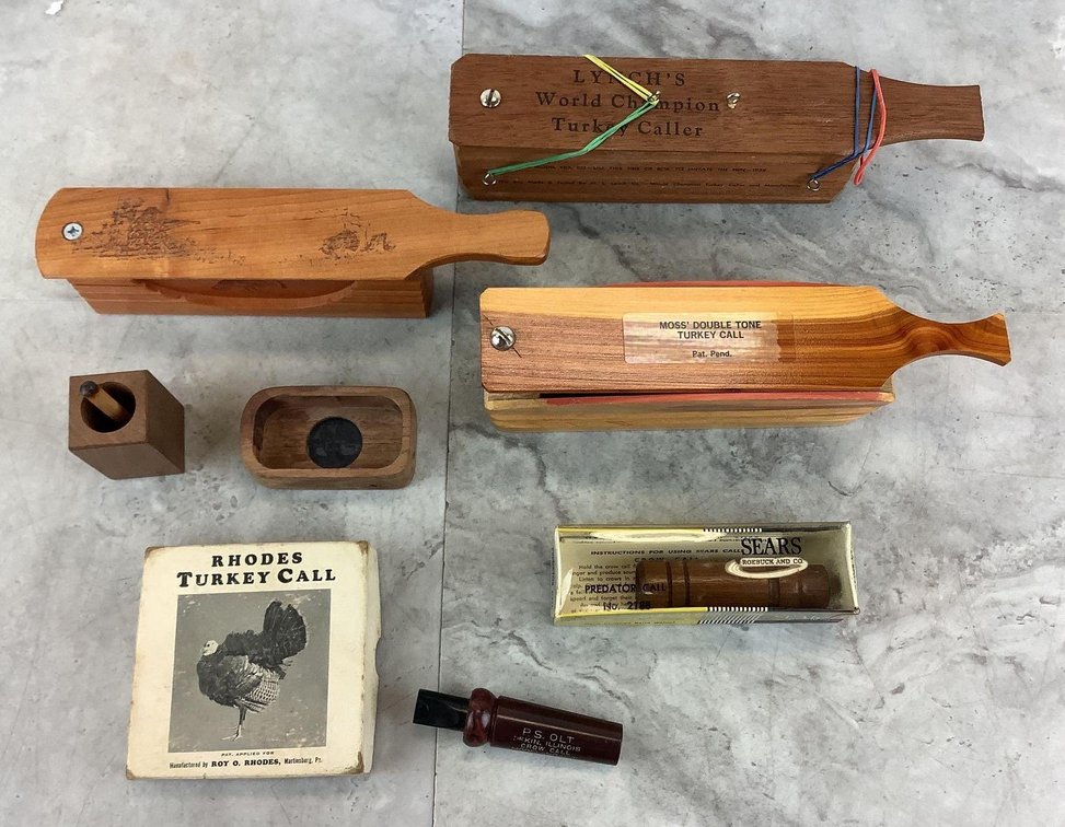 Vintage Turkey And Game Calls