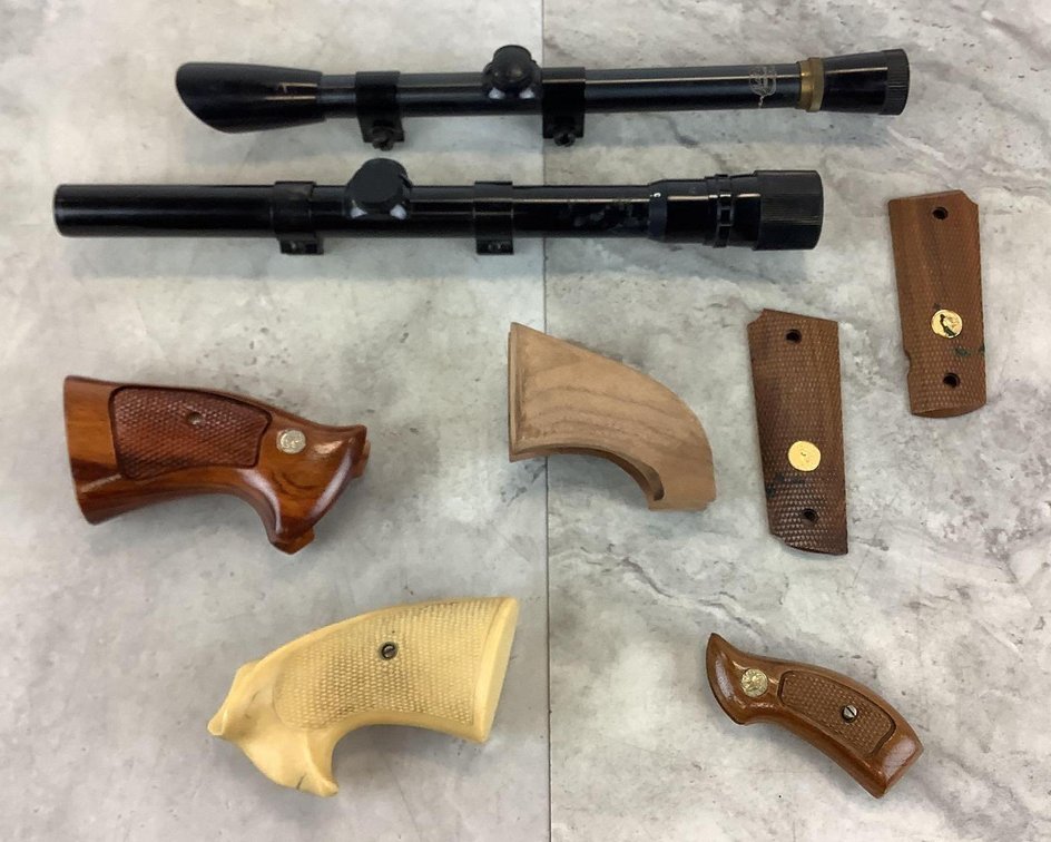 Rifle Scopes and Handgun Grips