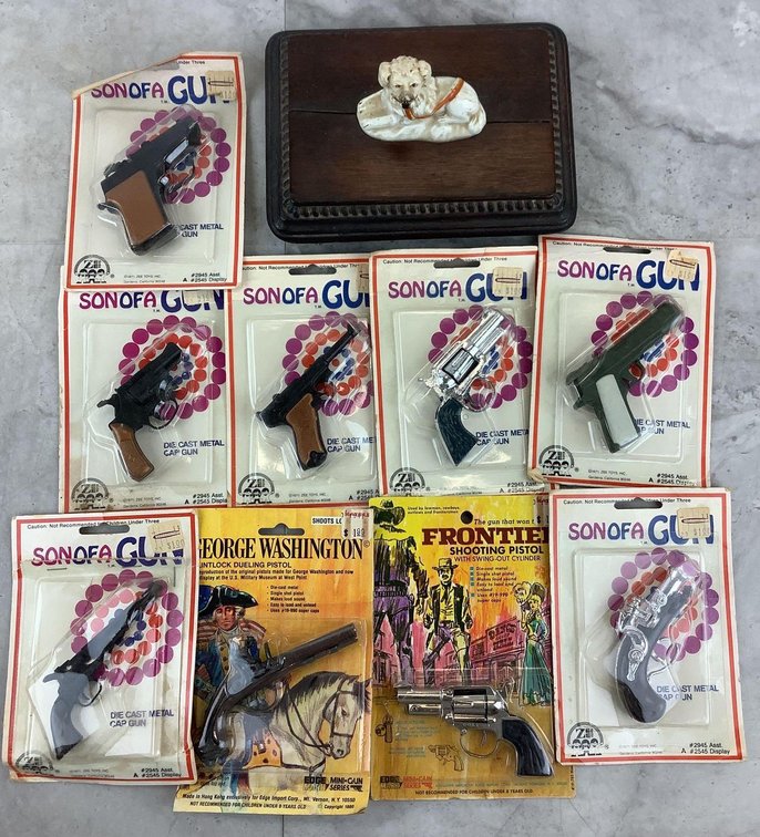 Lot of Miniature Toy Guns
