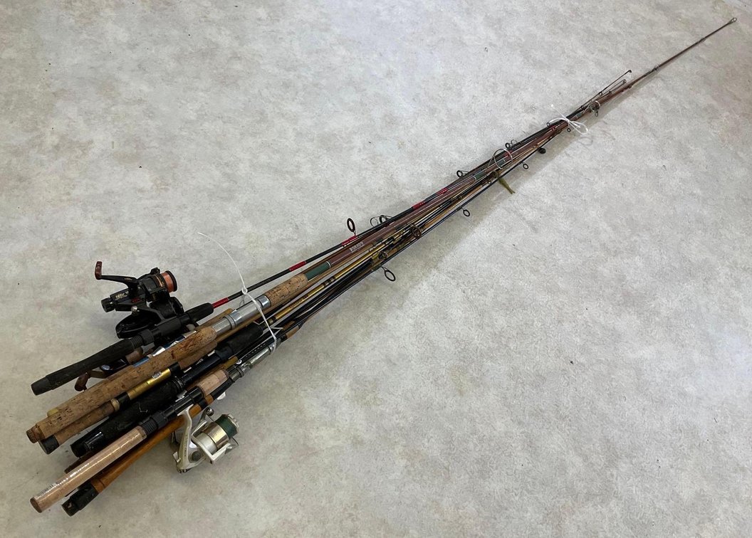 Fishing Rods And Reels Assorted
