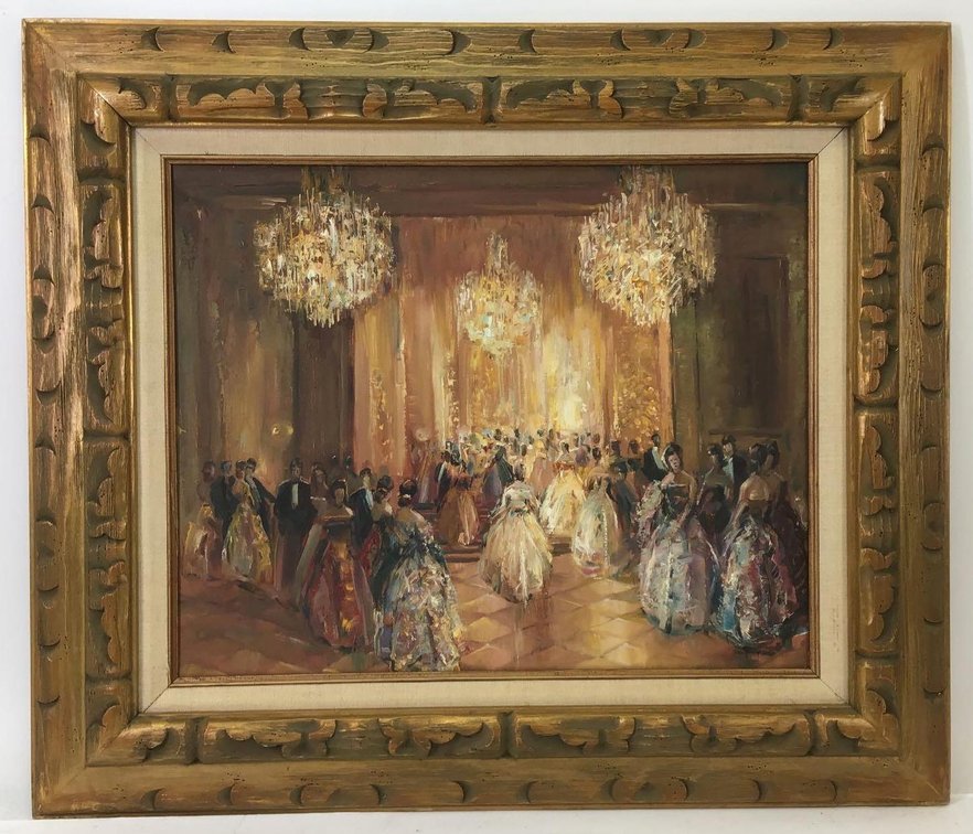 Oil on Canvas, signed 
