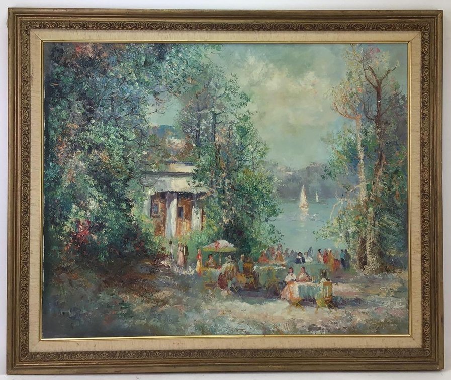 Oil on Canvas, signed