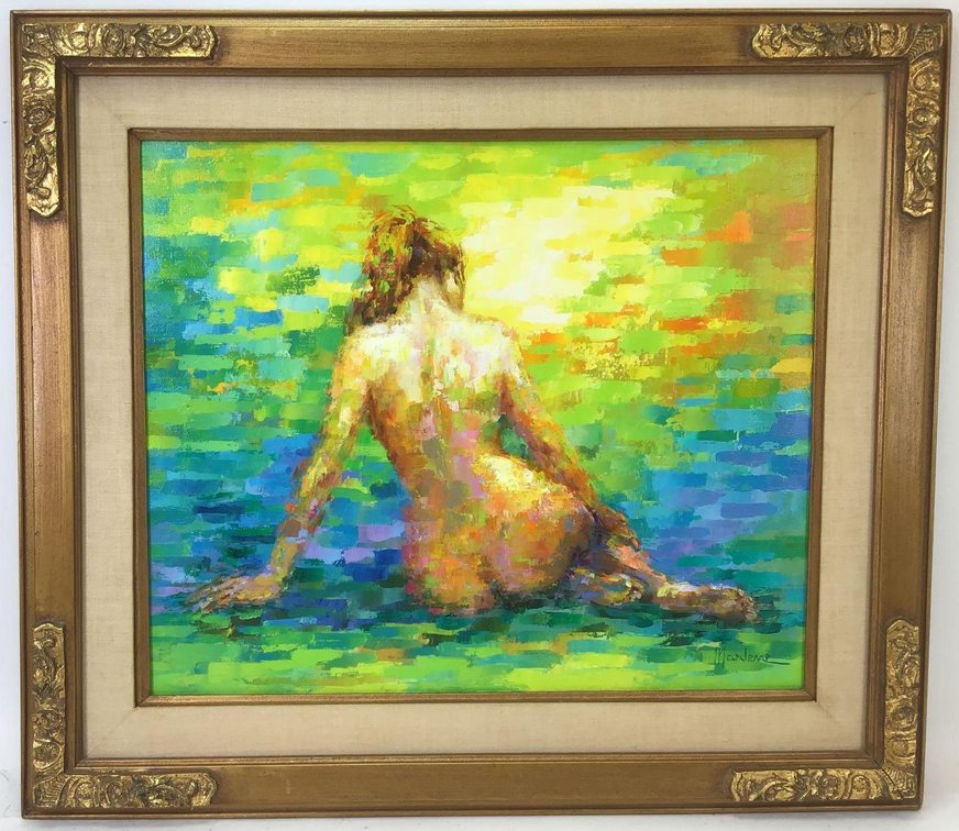 Oil on Canvas, signed