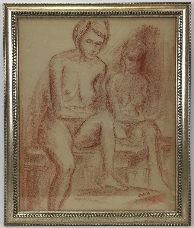 Pastel, signed