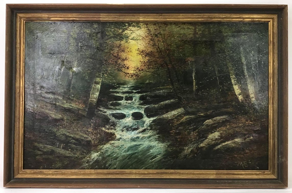Oil on Canvas, signed