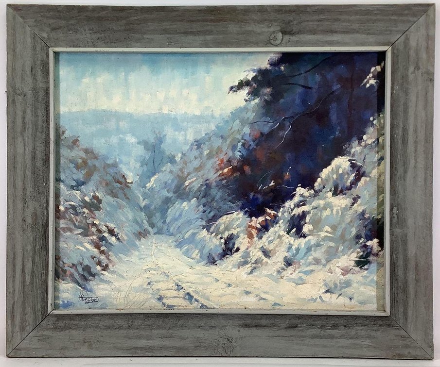 Oil on Canvas, signed 