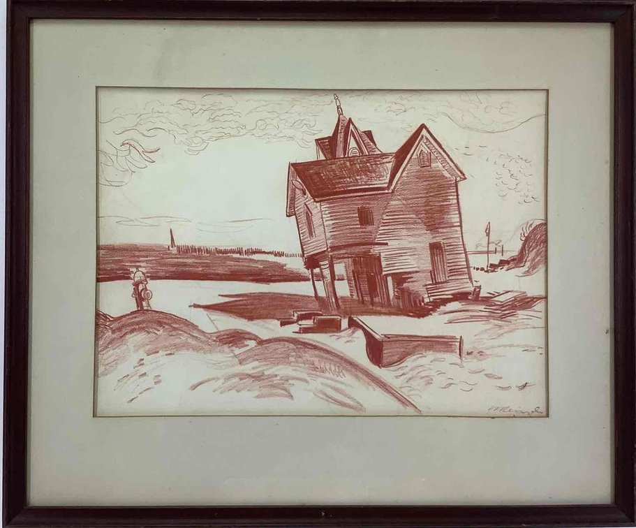 Pastel, signed