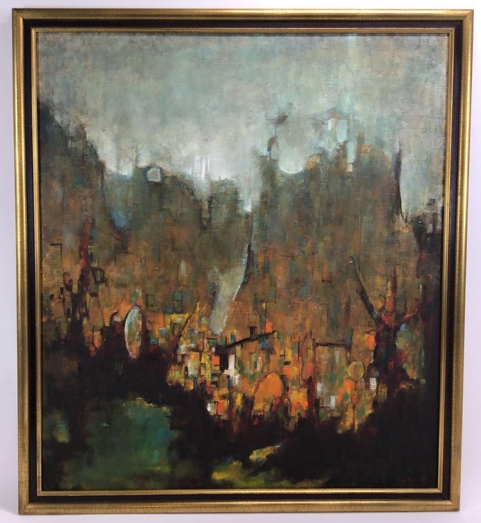 Oil on Board, signed 