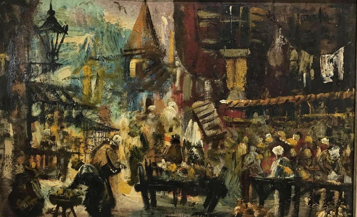 Oil on Canvas, signed