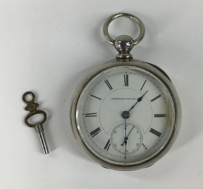 Coin Silver Pocket Watch