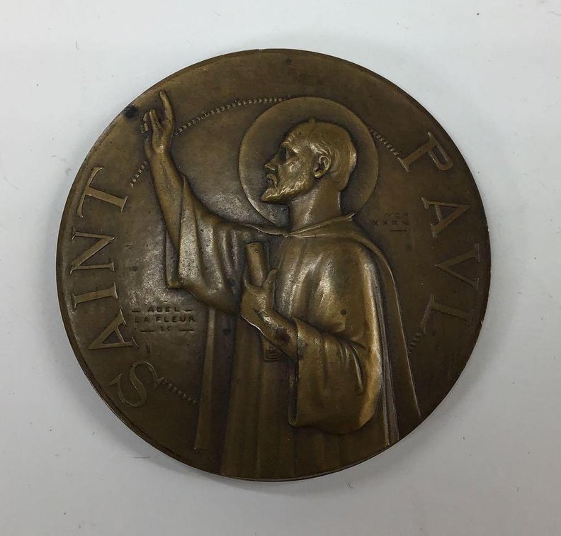 Bronze St. Paul Medallion 