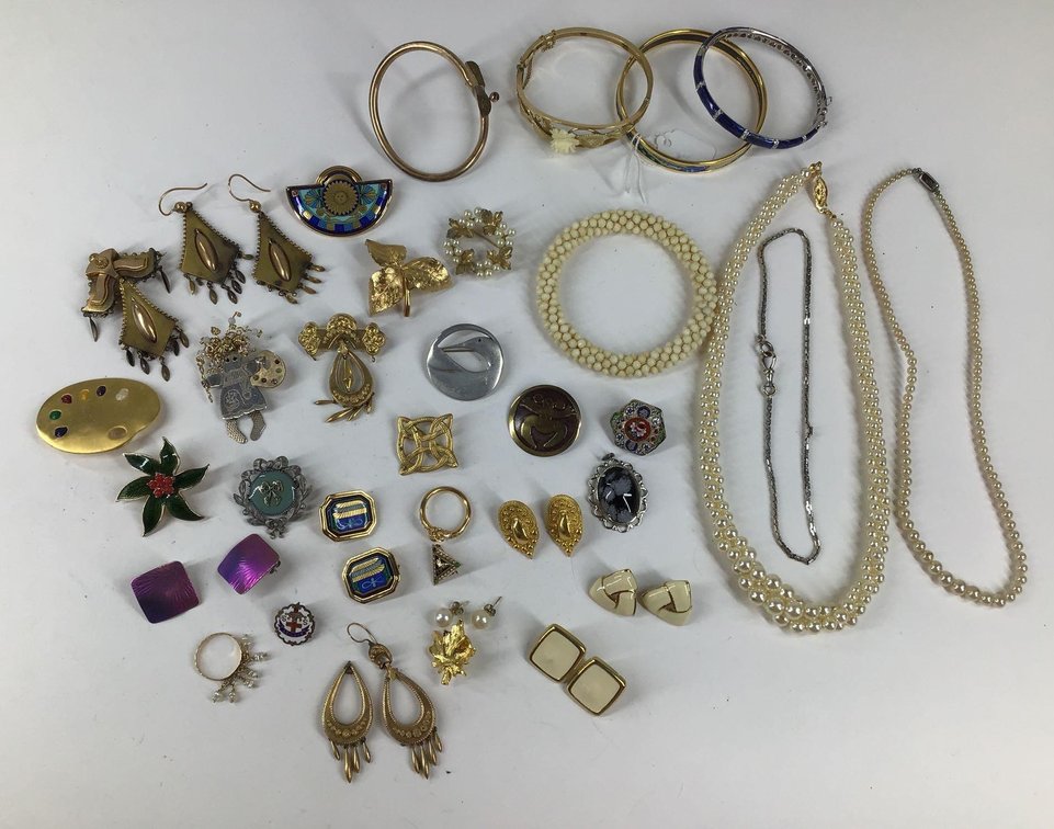 Bracelets, Pins and Earrings 