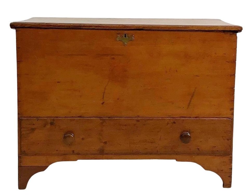 Image for Decorated Blanket Chest with Sigle Drawer