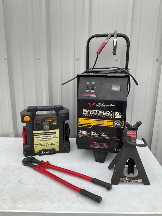 Battery Charger and Tool Assortment