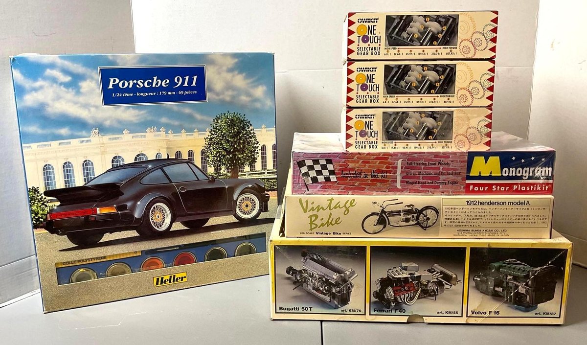 Car Model Kits and Gear Boxes