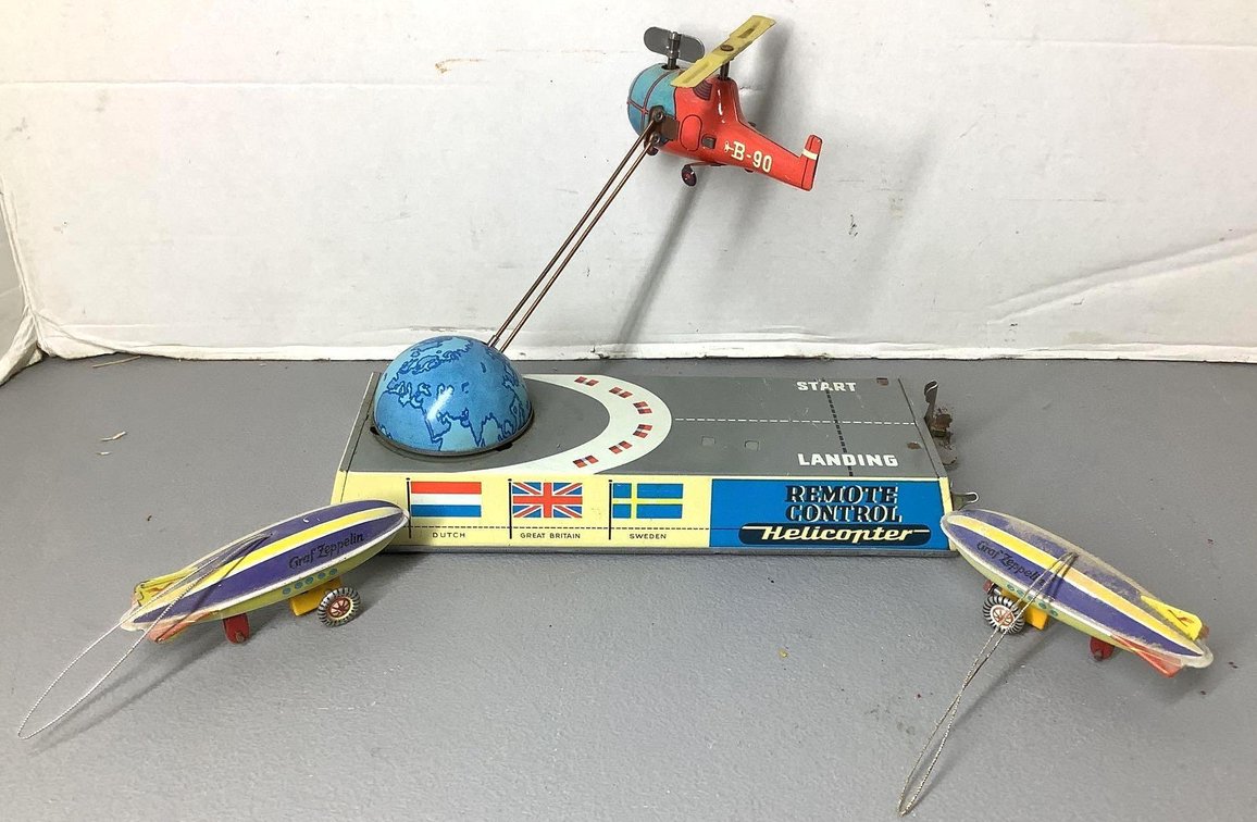 Helicopter Toy and Zeppelins