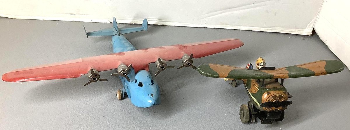 Tin Airplane Toys