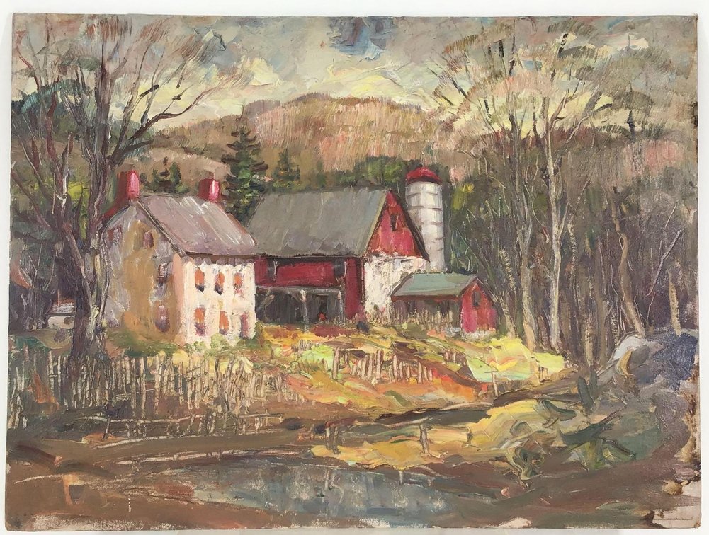 Oil on board