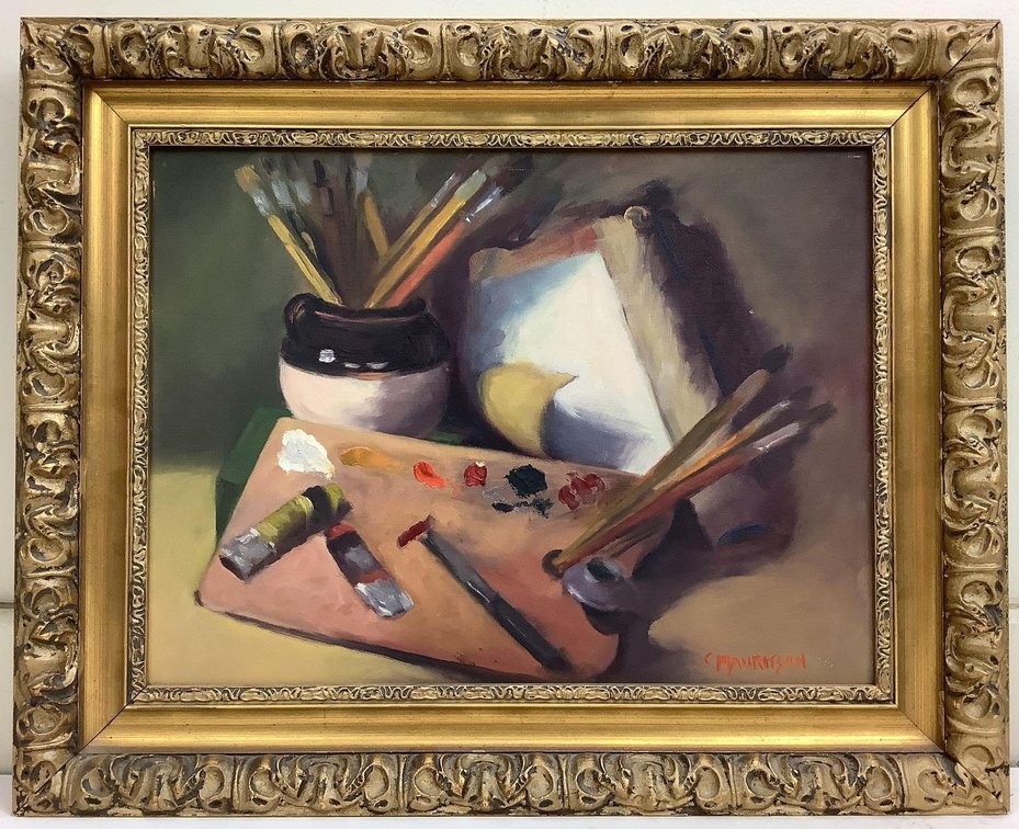 Oil on Board, signed