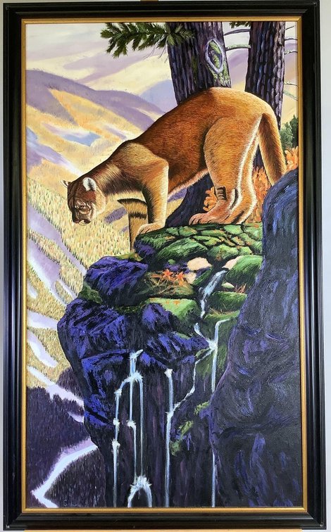 Oil on Board, signed