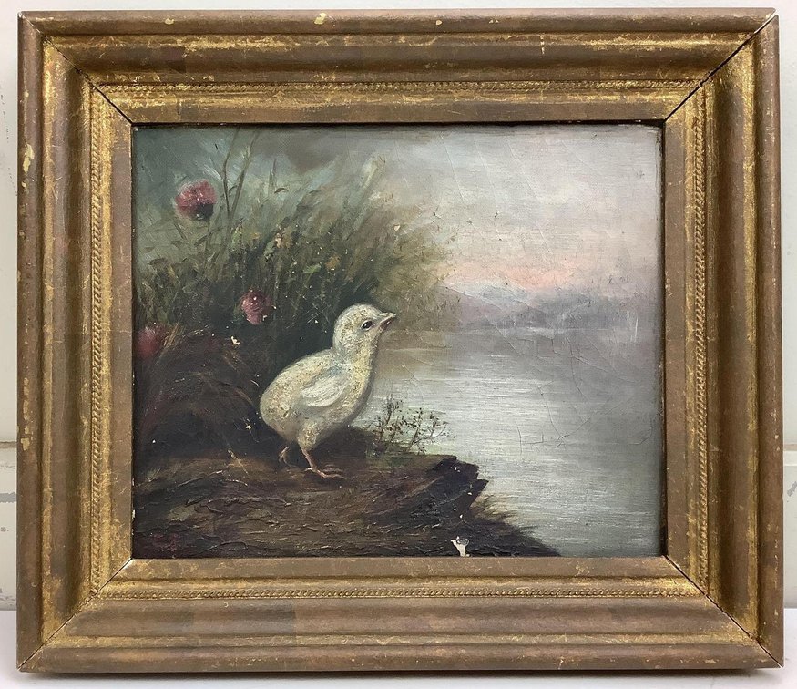 Oil on Canvas, signed 