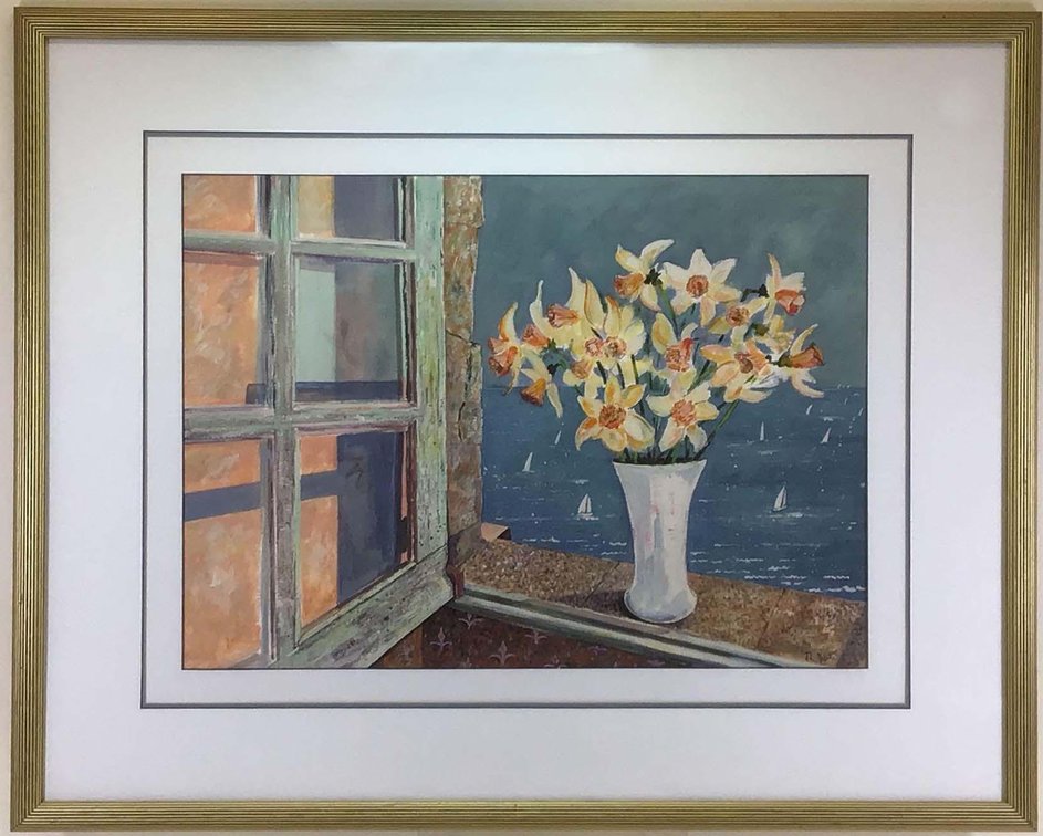 Gouache, signed