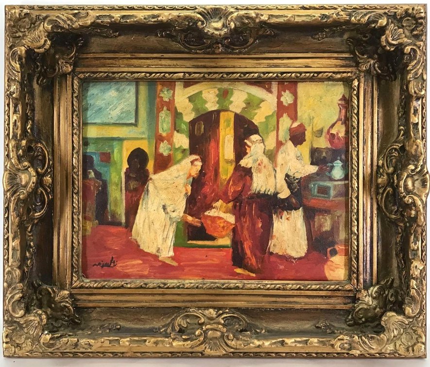 Oil on Canvas, signed
